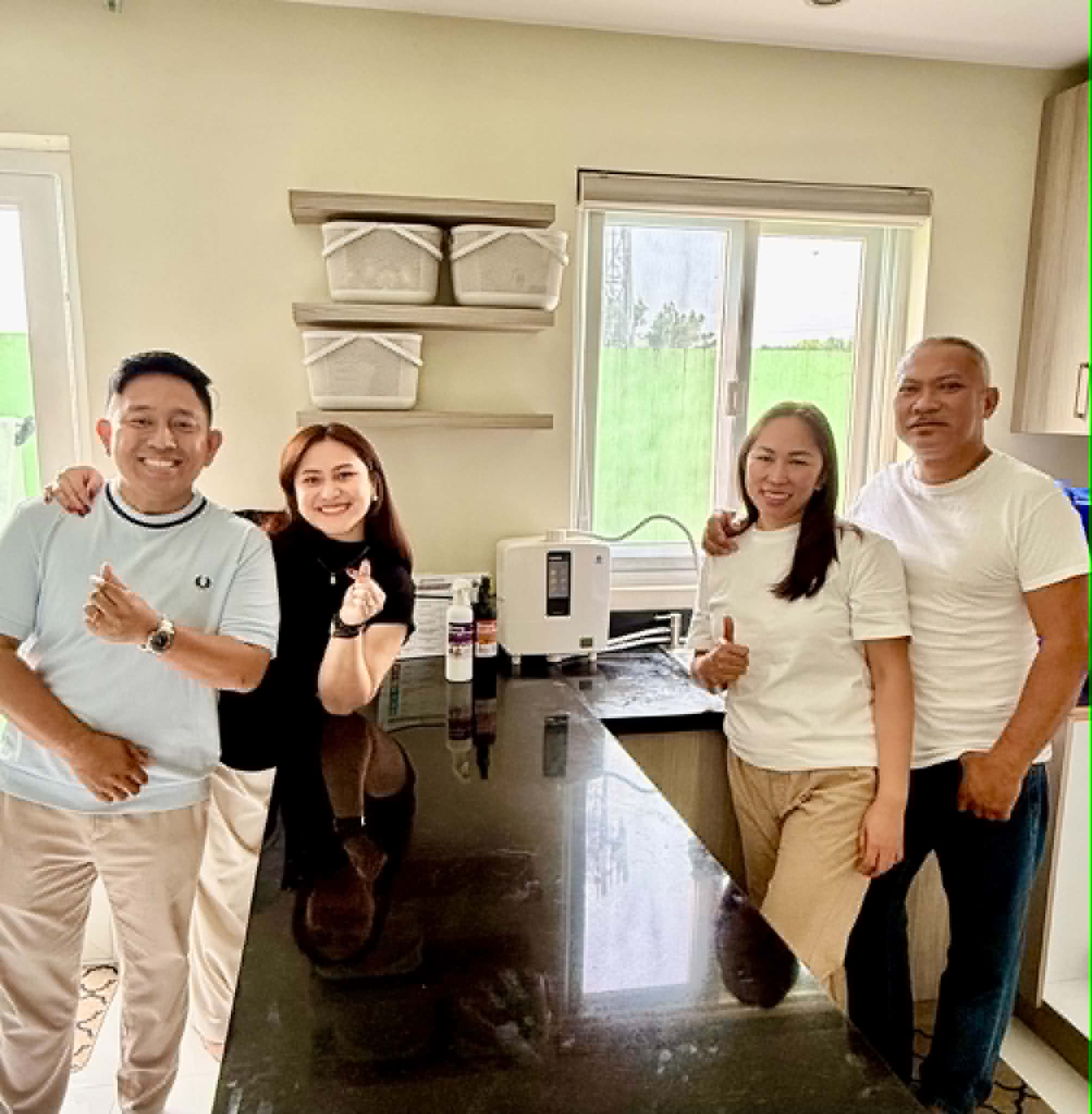 Filipino family with their Kangen machine #20